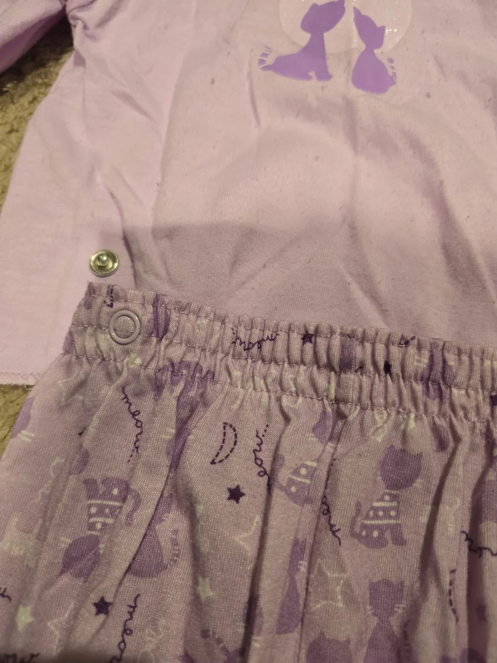 Lilac Toddler Two-Piece Pajama Set